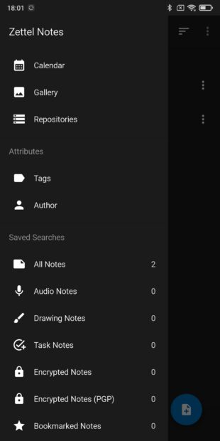 8 менеджеров заметок для Android: Zettel Notes
