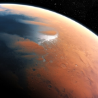 грязевое озеро на марсе