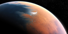 грязевое озеро на марсе