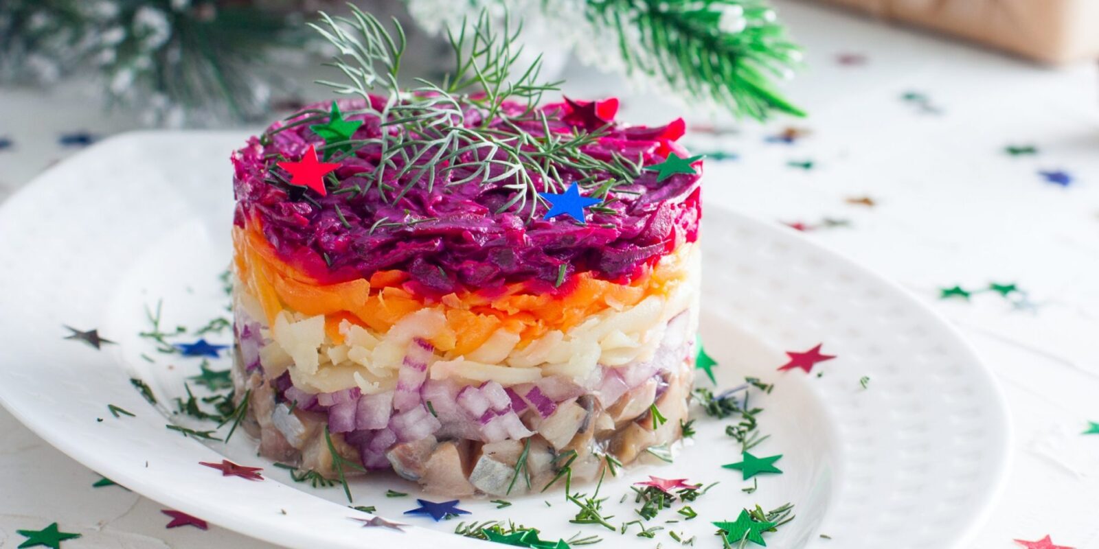 Новогодний салат 