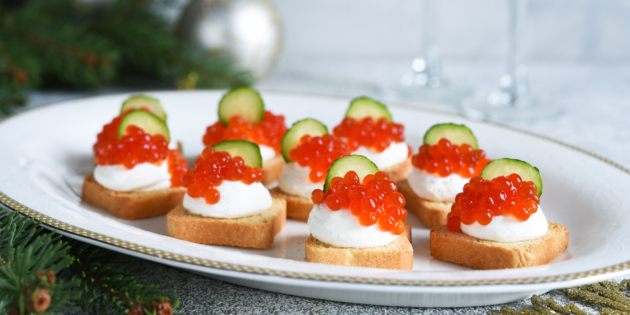 40 лучших бутербродов на Новый год — 2026