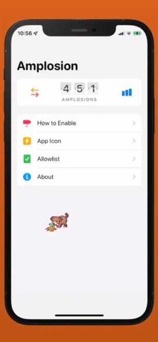 Расширение Amplosion для Safari на iPhone