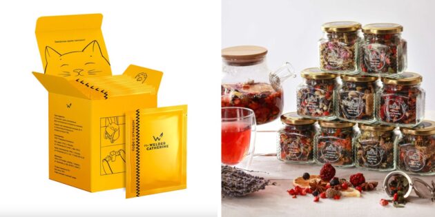 Подарки для «Тайного Санты»: Набор чая или кофейные дрипы