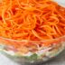 Салат с корейской морковью, колбасой и картофелем