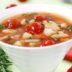 Суп с консервированным тунцом, фасолью и помидорами черри