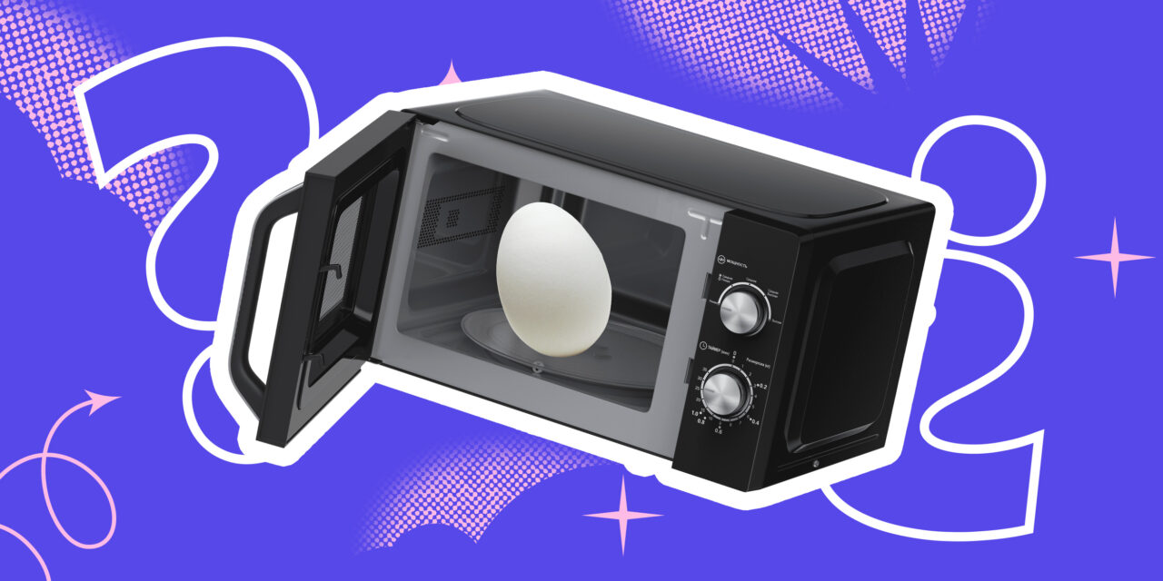 Почему яйца взрываются в микроволновке