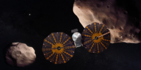 Аппарат Lucy прислал первые снимки астероида Динкинеш. У него оказался свой спутник