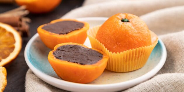 Десерты на Новый год — 2024, рецепты: шоколадные мандарины