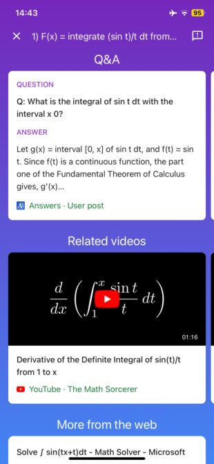 Приложения для решения задач по физике, химии, математике: Socratic by Google