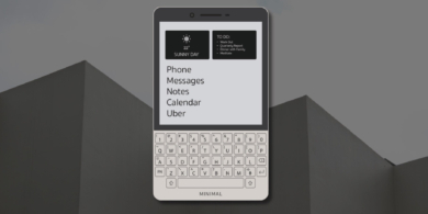 Представлен Minimal Phone — антисмартфон с экраном E Ink и QWERTY-клавиатурой