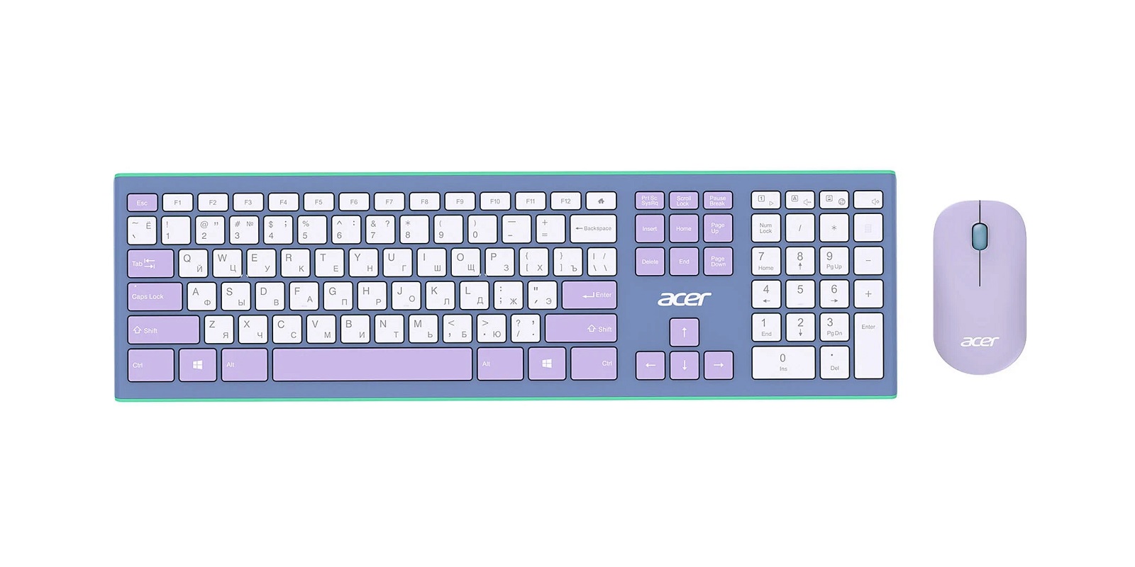 Комплект из беспроводных клавиатуры и мыши Acer