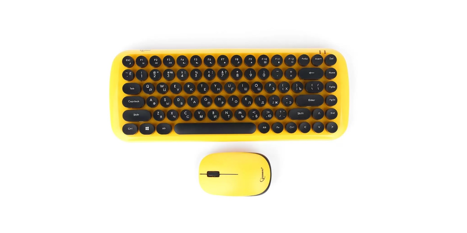 Комплект из беспроводных клавиатуры и мыши Gembird