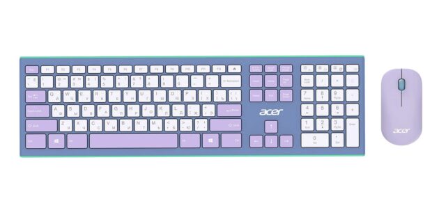 Комплект из беспроводных клавиатуры и мыши Acer 
