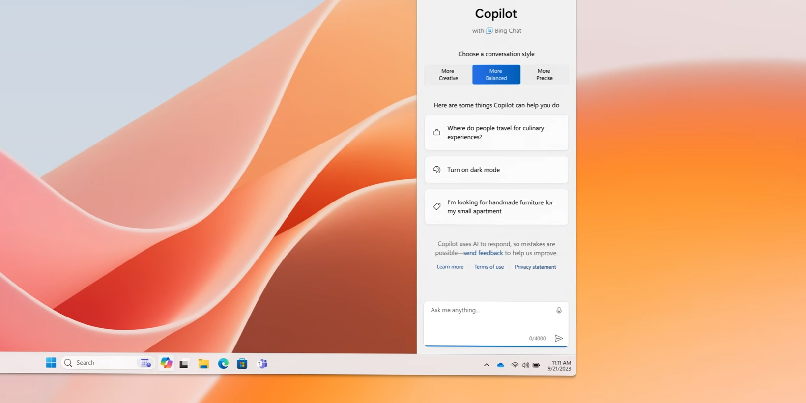 Introducing Copilot in Windows 11 new AI tools and more 0 51 screenshot kopiya 1695366304 1708578221