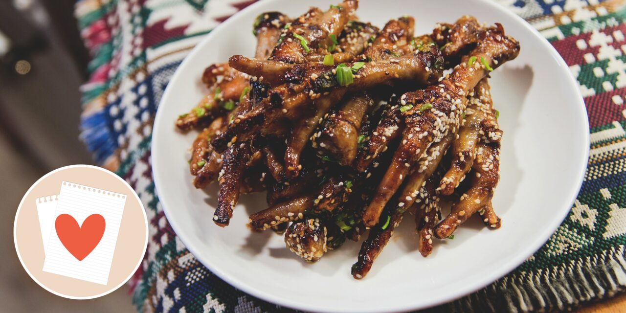 Наше любимое: куриные лапки в китайском стиле с терияки и имбирём