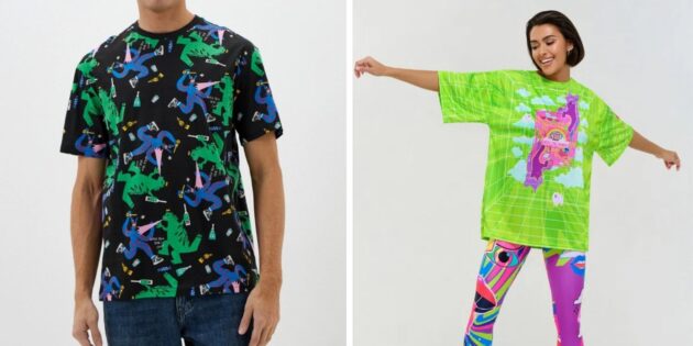 Kidcore style: baby print T-shirt