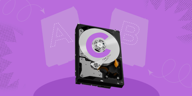 ������ �� ��, ��� � Windows ����� A � B?