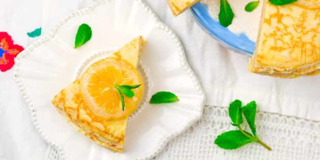 Лимонный крем для блинного торта: рецепт