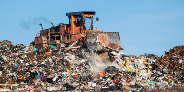 Hazardous waste ends up in landfills