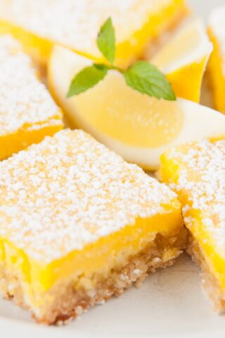 Лимонные ПП-пирожные с овсяной мукой