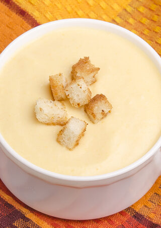 Сырный крем-суп с картофелем