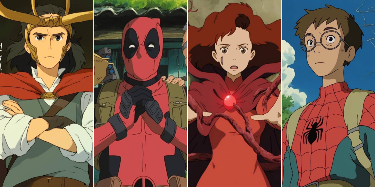 Нейросеть показала супергероев Marvel в стиле Ghibli: 16 изображений