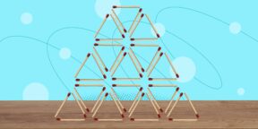 Мини-задачка: двигайте спички, чтобы получить треугольники