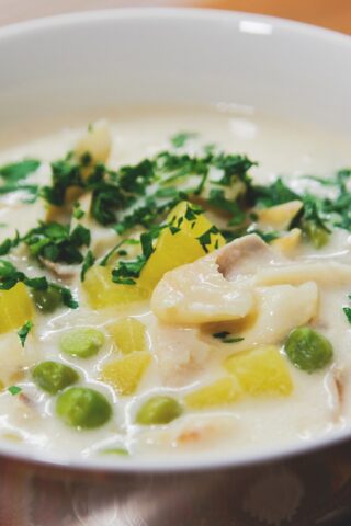Наше любимое: шотландский рыбный суп на молоке каллен скинк