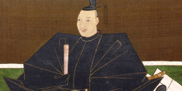 Портрет Оды Нобунаги из мемориального зала Хидэёси Киемаса