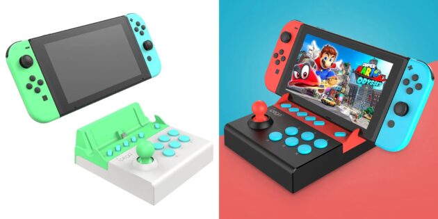 Аксессуары для Nintendo Switch: аркадный контроллер