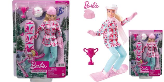 Барби-сноубордистка