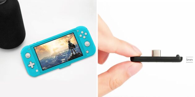 Аксессуары для Nintendo Switch: Bluetooth‑адаптер