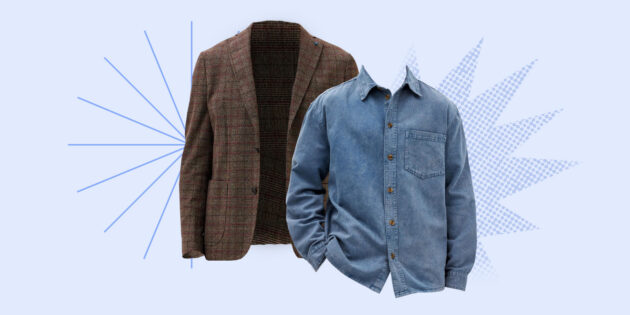 What to wear with a denim shirt - jacket