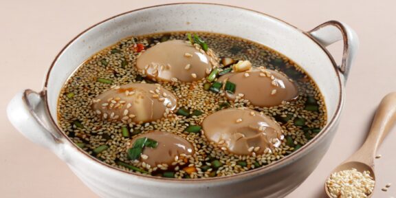 Маринованные яйца по-корейски: рецепт