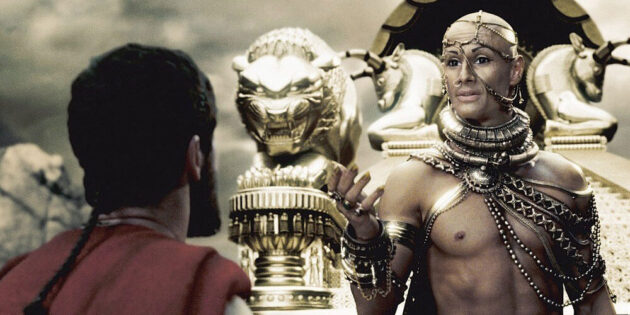Кадр из фильма «300 спартанцев», 2007 г.