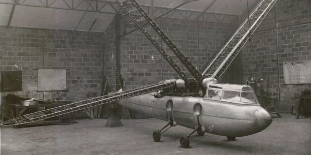 Французский орнитоптер Riout 102T Alérion, 1937 год
