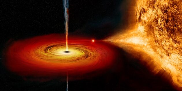 Эйнштейн был прав: астрономы впервые наблюдали «область погружения» в чёрную дыру