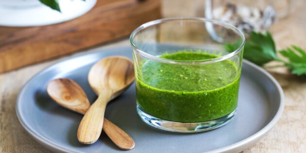 Рецепт зелёного соуса: соус из петрушки и каперсов