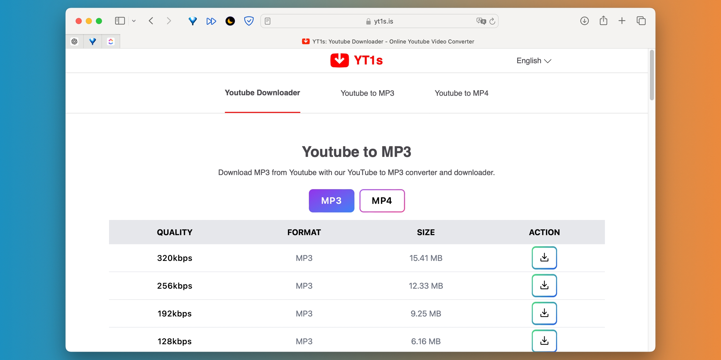 Как скачать музыку с YouTube с помощью онлайн-сервиса YT1s