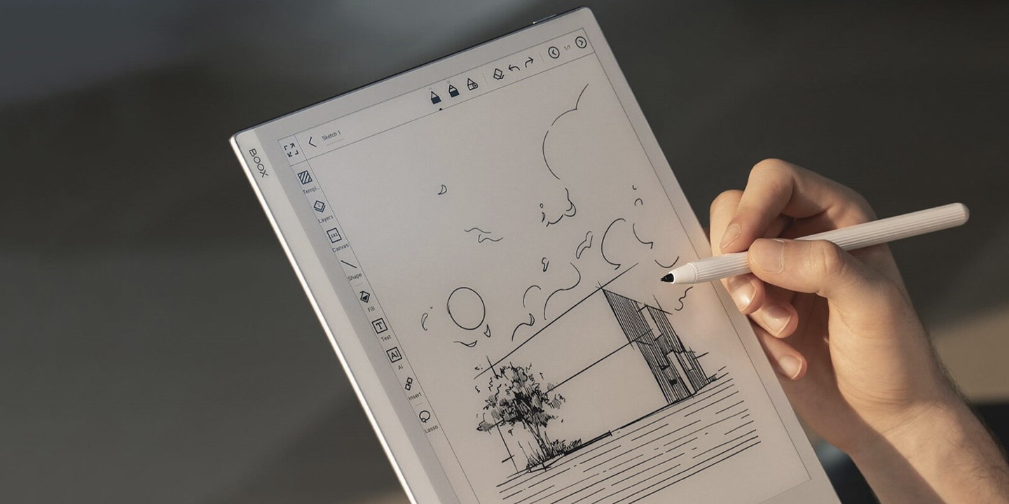 Onyx представила планшет и читалку с экранами E Ink, имитирующими текстуру бумаги