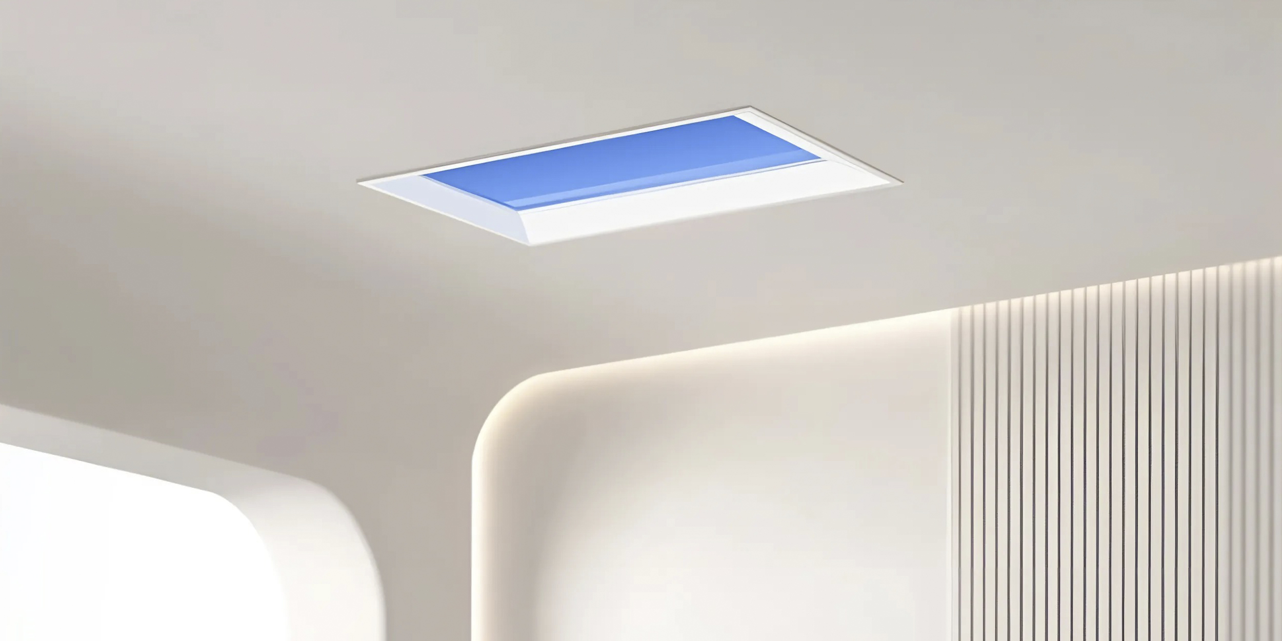 Xiaomi представила потолочный светильник, имитирующий окно и голубое небо