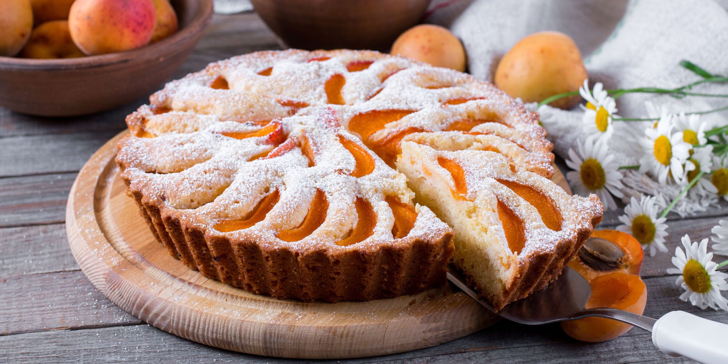 Что приготовить из абрикосов: пирог с абрикосами на кефире