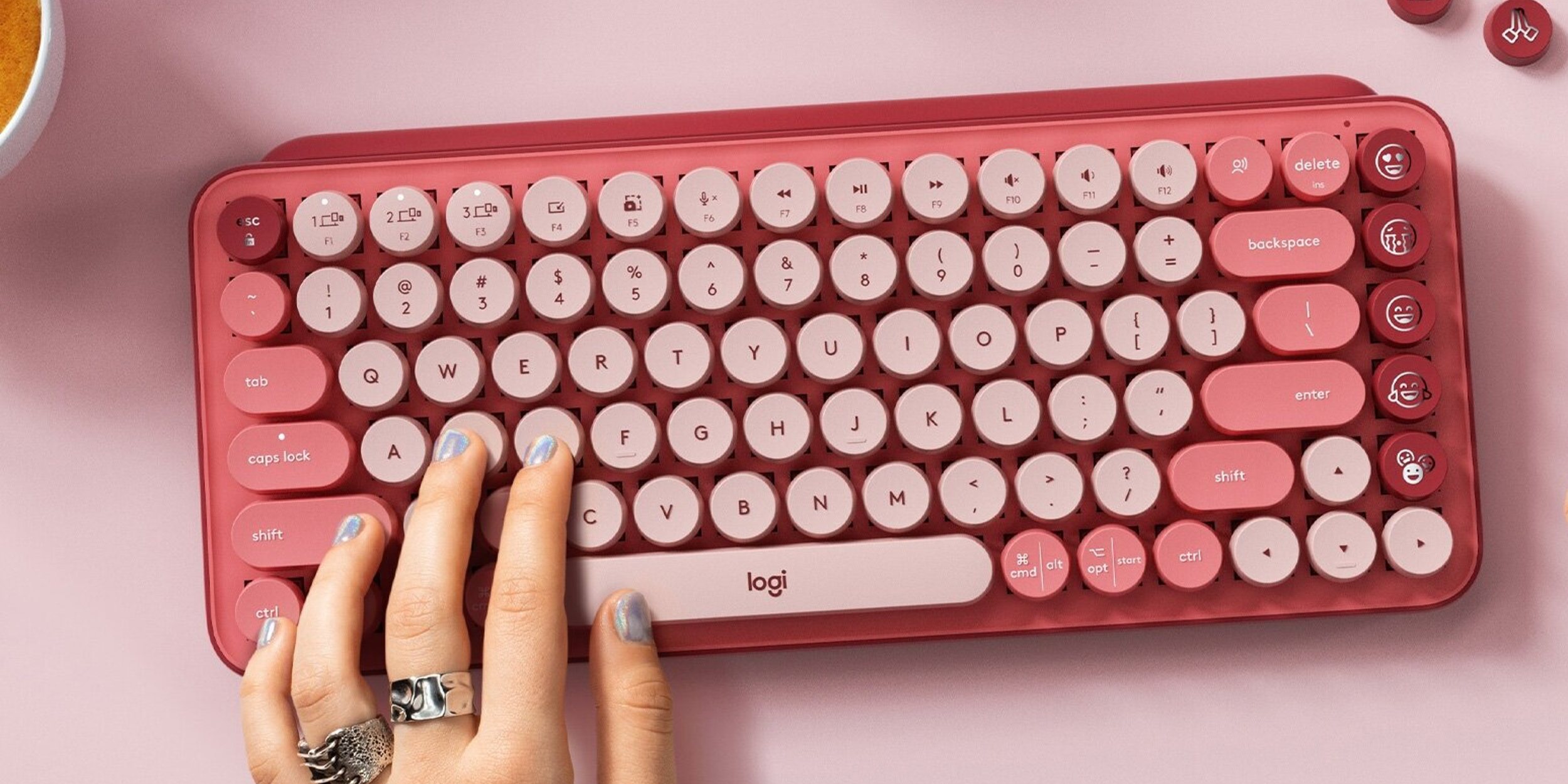 Лучшие механические клавиатуры: Logitech POP Keys с клавишами для эмодзи