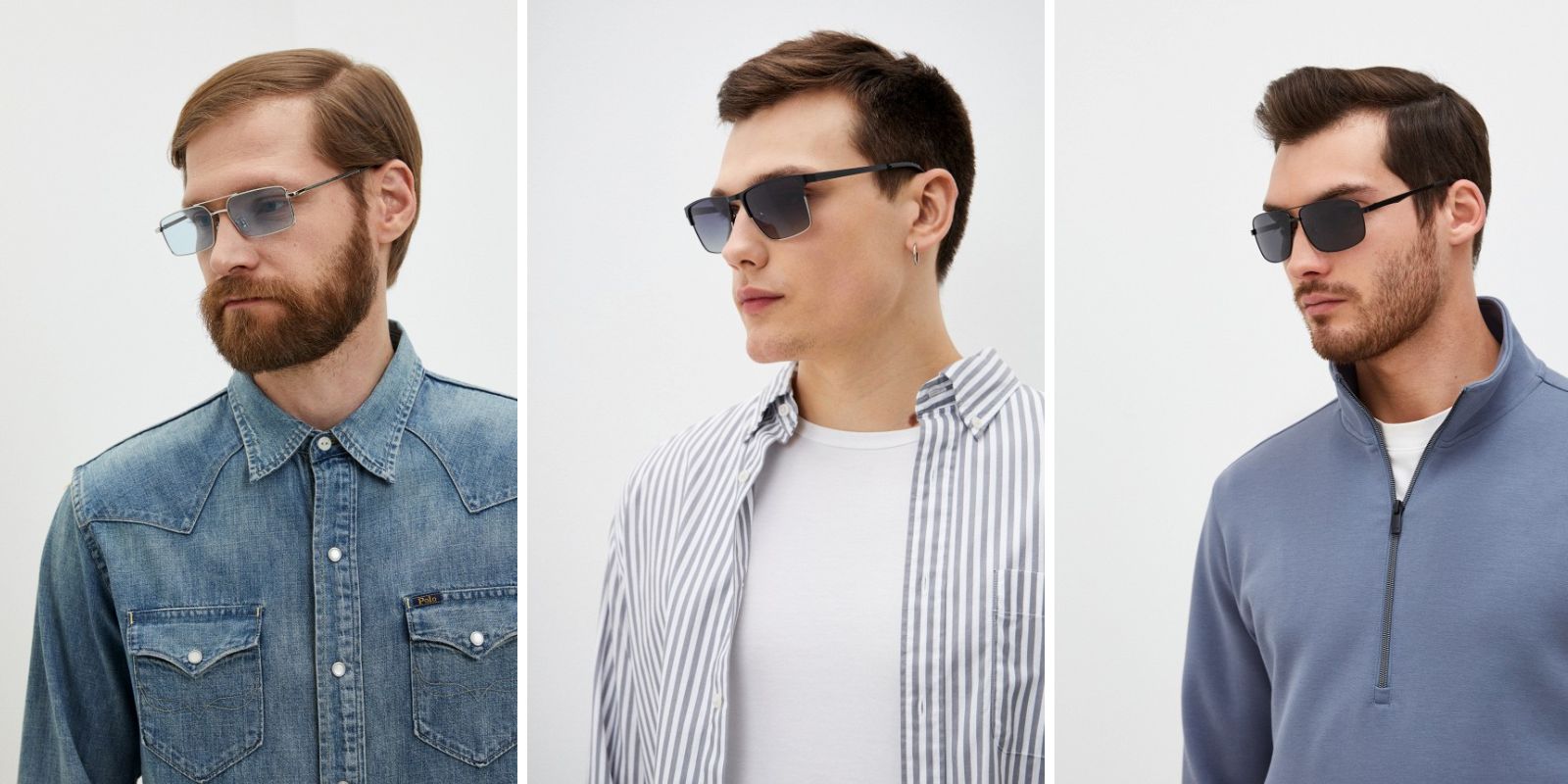 Мужские солнцезащитные очки на лето-2024: тонкие модели