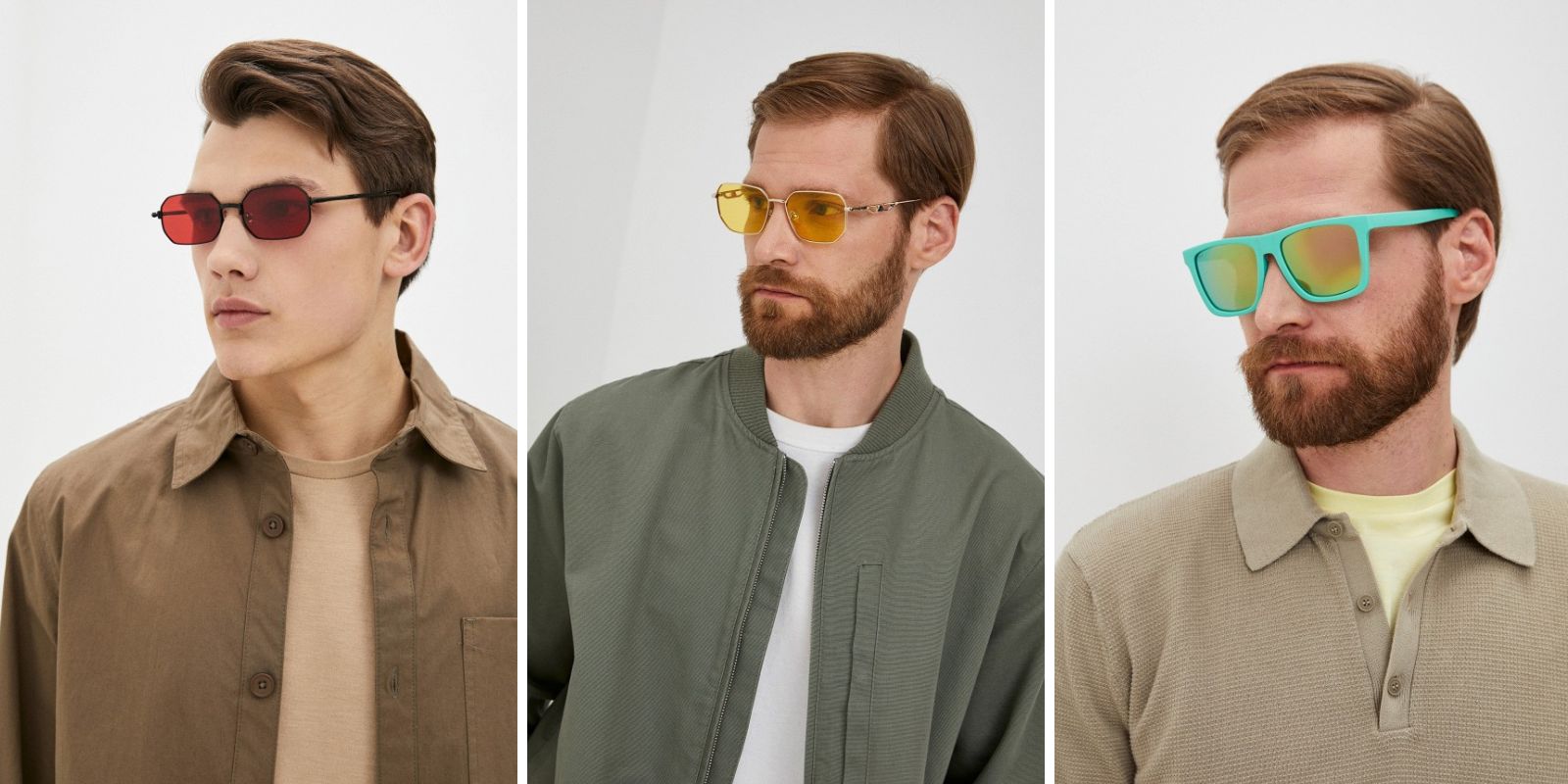 Мужские солнцезащитные очки на лето-2024: варианты с цветными линзами