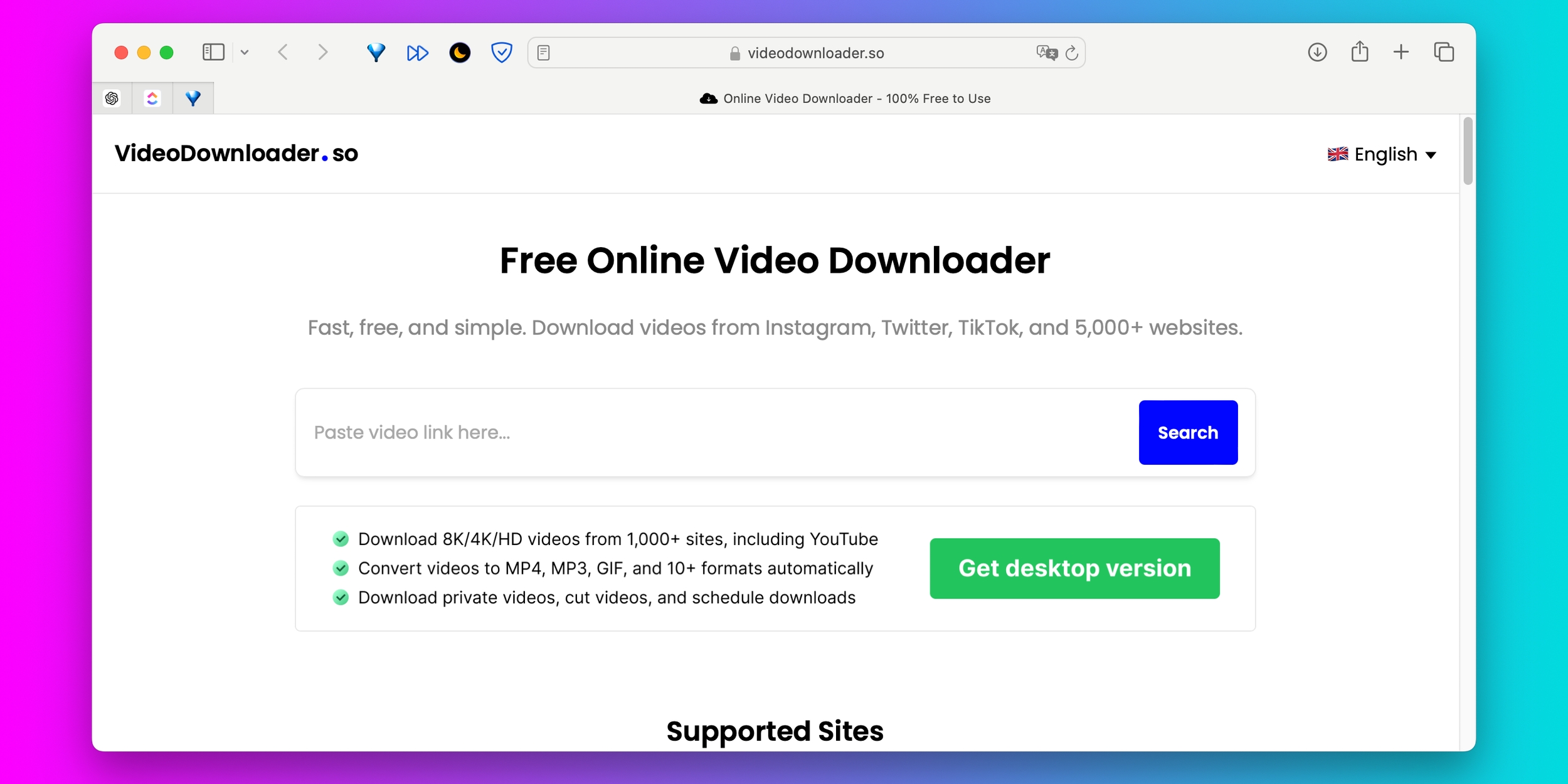 Как скачать видео без программ: VideoDownloader
