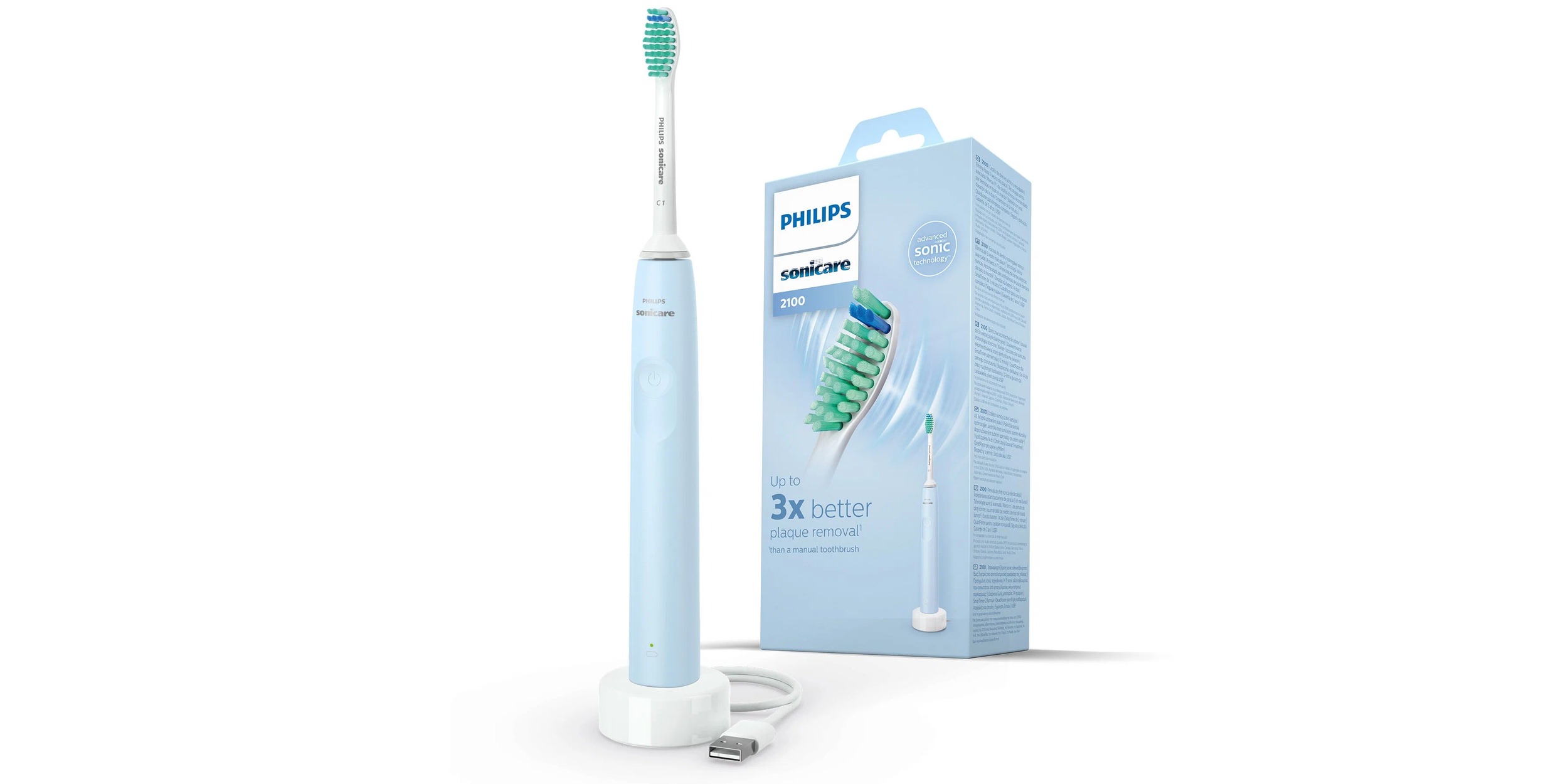 Удачная модель электрической зубной щётки: Philips Sonicare HX3651/12