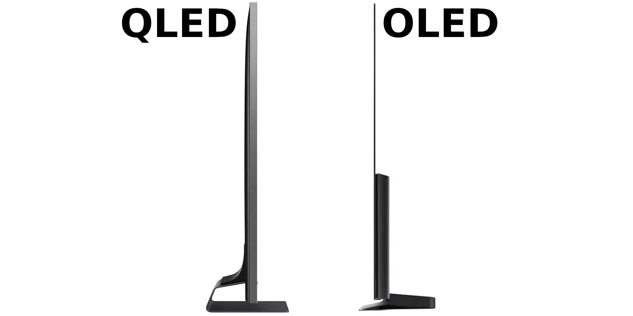 OLED или QLED: что лучше по весу и толщине