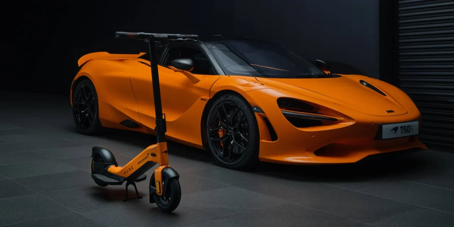 Pure и McLaren представили мощный и компактный электросамокат