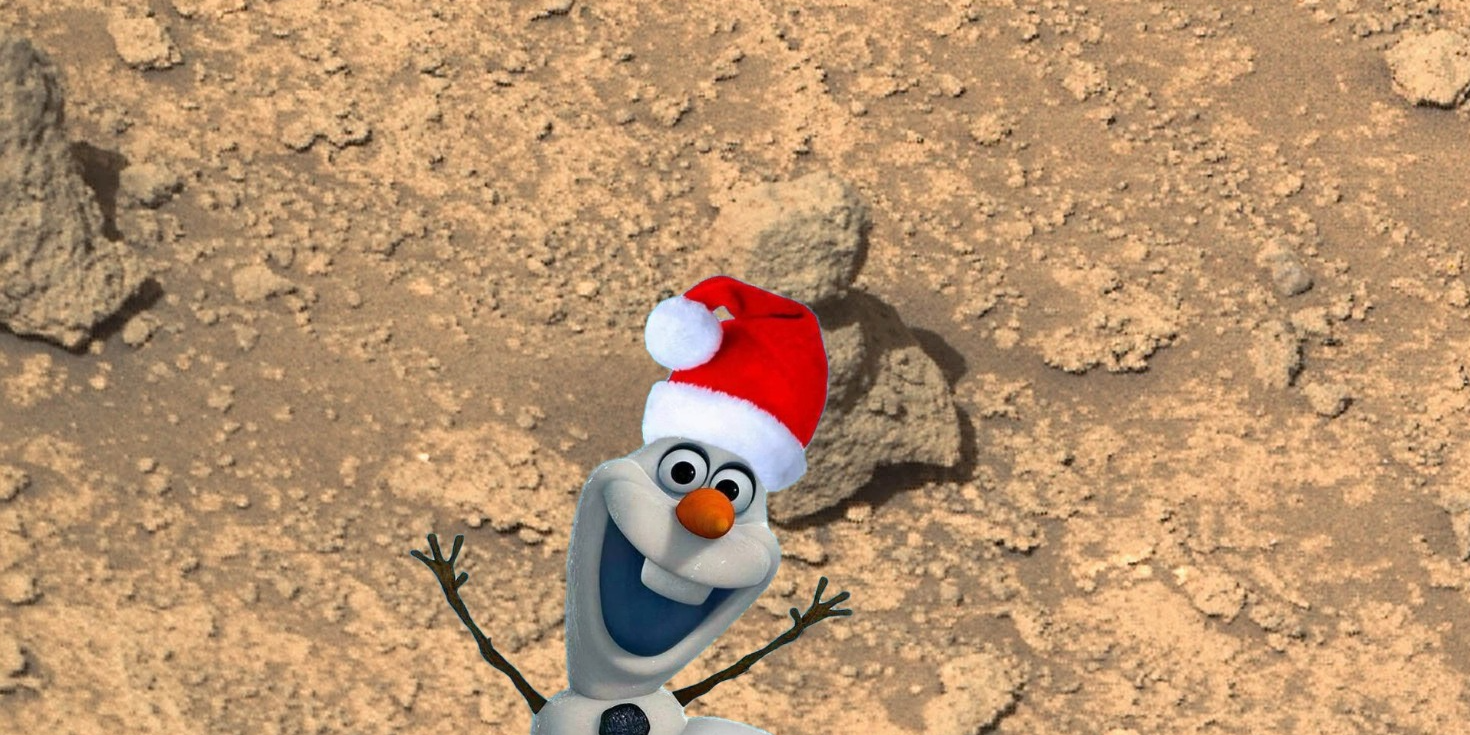 Ровер Perseverance сфотографировал марсианского «снеговика»